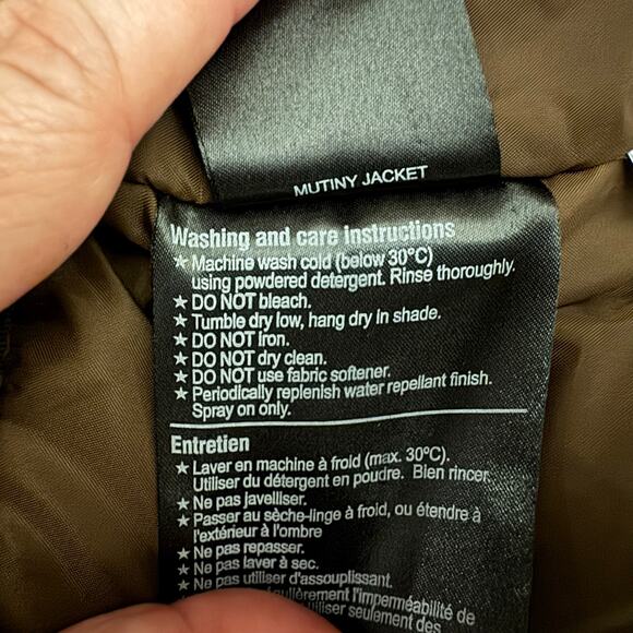 BURTON Womens Dryride MUTINY Hooded Jacket Snow Snowboard Red Zebra Print Medium - Picture 8 of 8